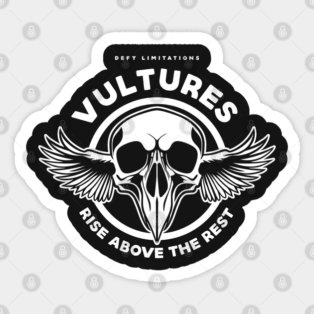 Vultures Sticker by artslaves
